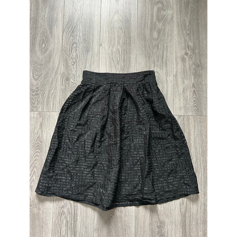 Black Midi length Skirt Size Medium